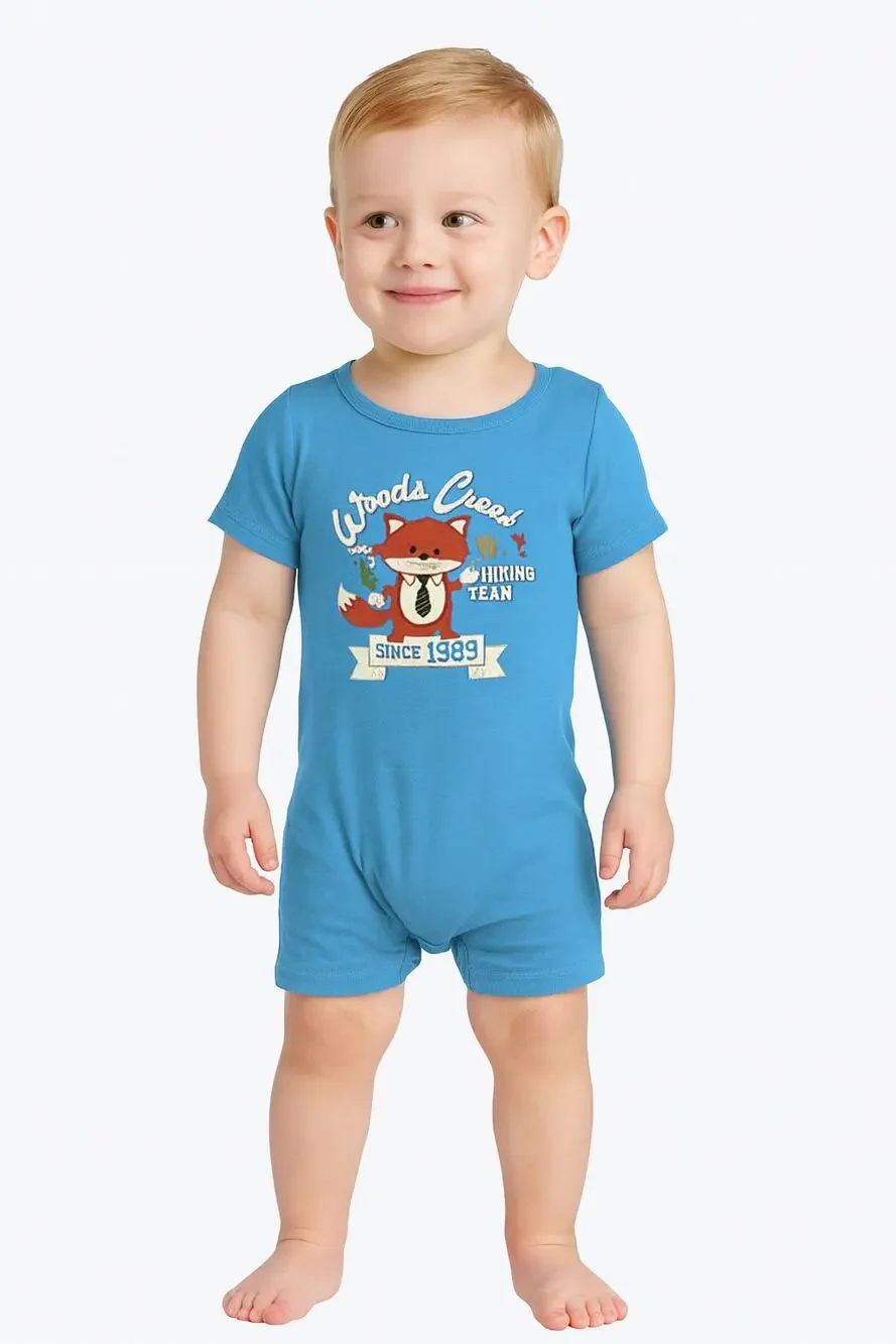 Place Boys Romper One Piece Woods Creek Hiking Team Fox Graphic Size 24 Months